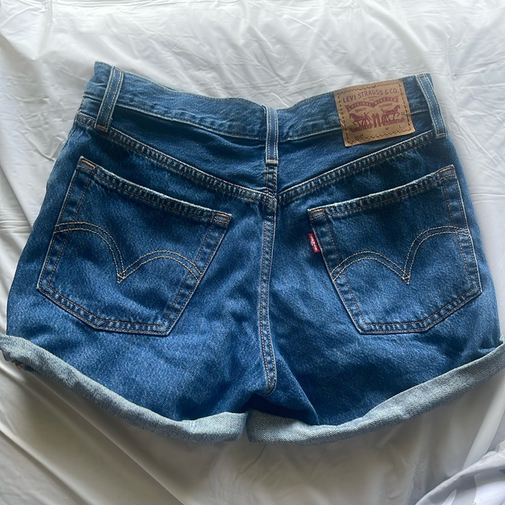 Levi 501 Shorts Button Up